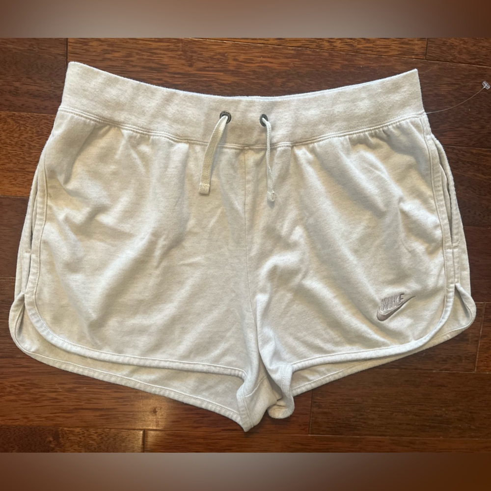 Nike Women's Oatmeal Athletic Shorts
